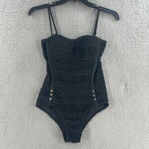 Swimsuit One Piece Crochet Sz 6 Swim Bathing Suit Water Beach